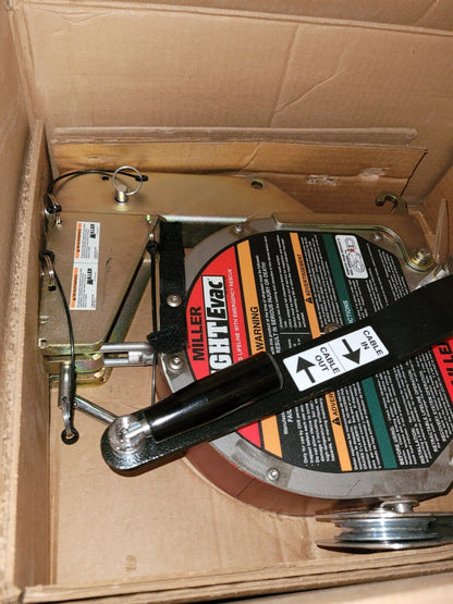 MILLER MR50GB-Z7/50FT SELF-RETRACTING LIFELINE 50 FT W/EMERGENCY RETRIEVAL HOIST