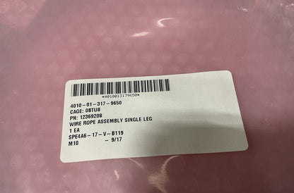 Single Leg Wire Rope Assembly 12369208 NSN 4010-01-317-9650 - photo 3