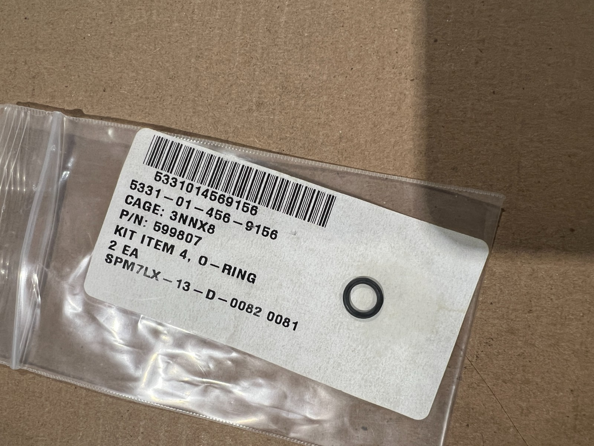 O-ring 599807 NSN 5331-01-456-9156
