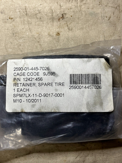 FAMILY MEDIUM TACTICAL VEHICLE 12421456 SPARE TIRE RETAINER 2590-01-445-7026