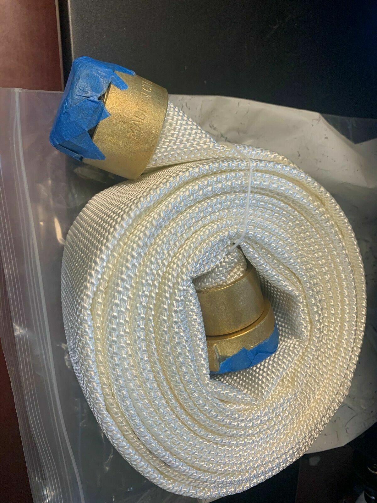 FIRE HOSE 1.5" X 25 FT LENGTH , 4210-00-289-6123, AA59226-1-B-1.50-25FT NOS