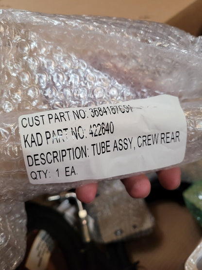 MILITARY MRAP METAL TUBE ASSEMBLY EXT REAR 3684187C91 422640 4710-01-565-3789