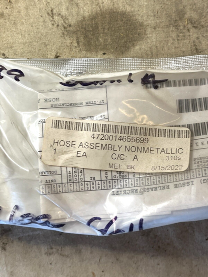 HELICOPTER OH-58D 70-053 NONMETALLIC HOSE ASSEMBLY 70-053J000 4720-01-465-5699