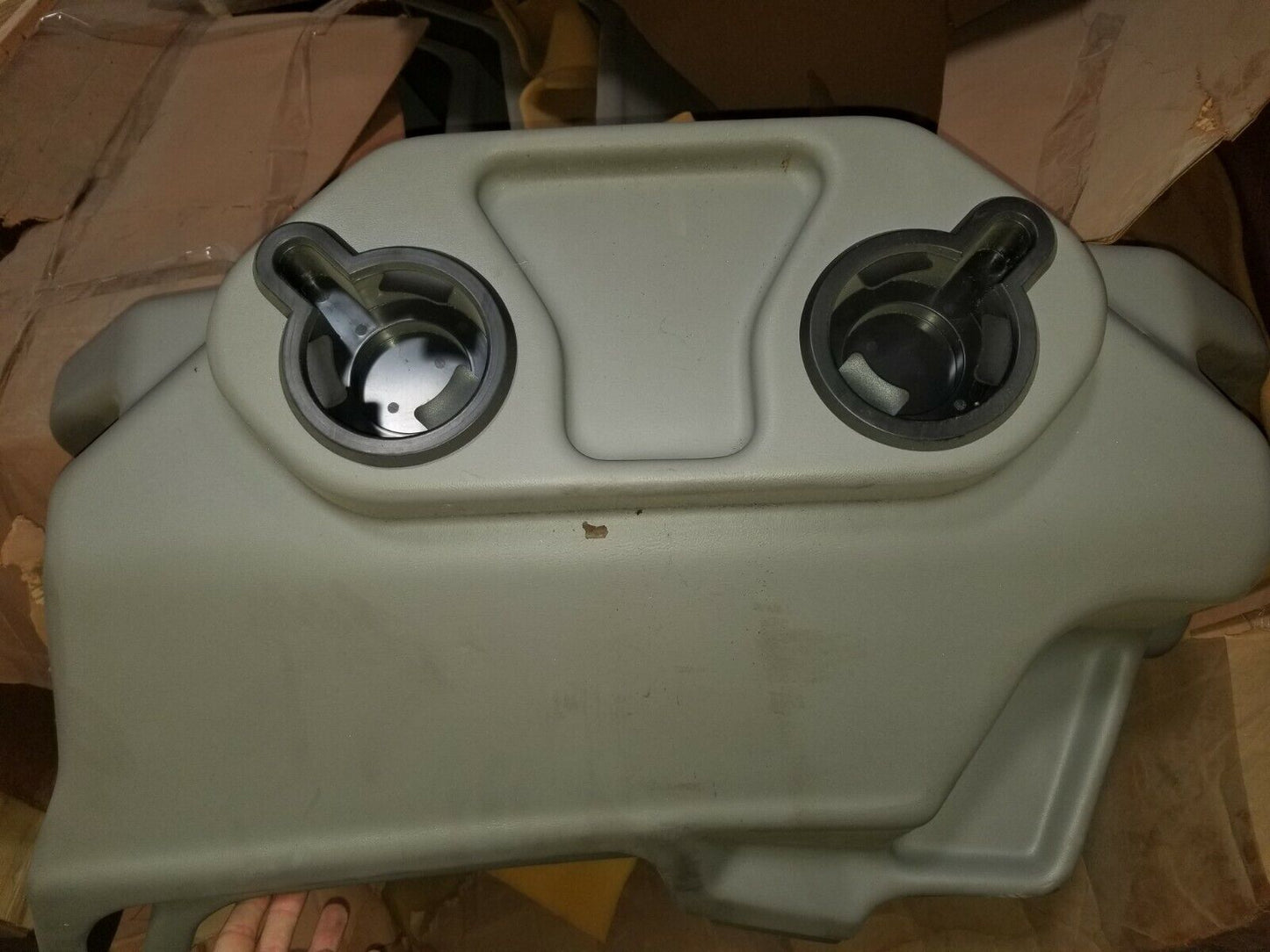 Hummer H1 Humvee Rear Console Deluxe 6010973G Rare W/ Cupholder 6.5L 1997-2003