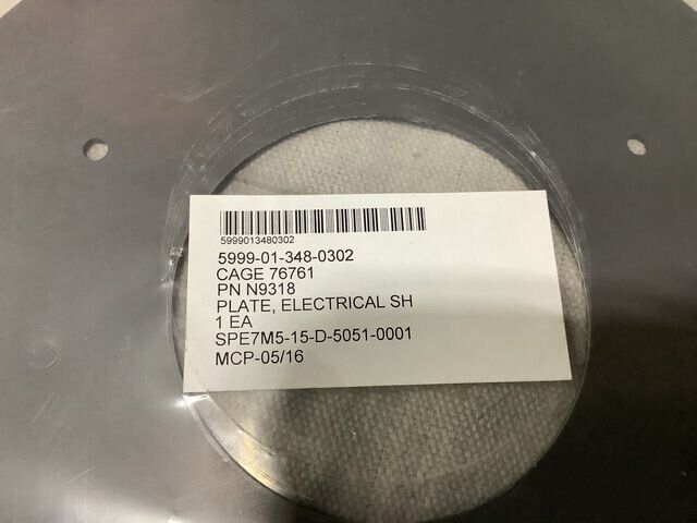 HMMWV HUMMER H1, M-113A1, M9 ACE N9318 ELECTRICAL SHIELD PLATE 5999-01-348-0302
