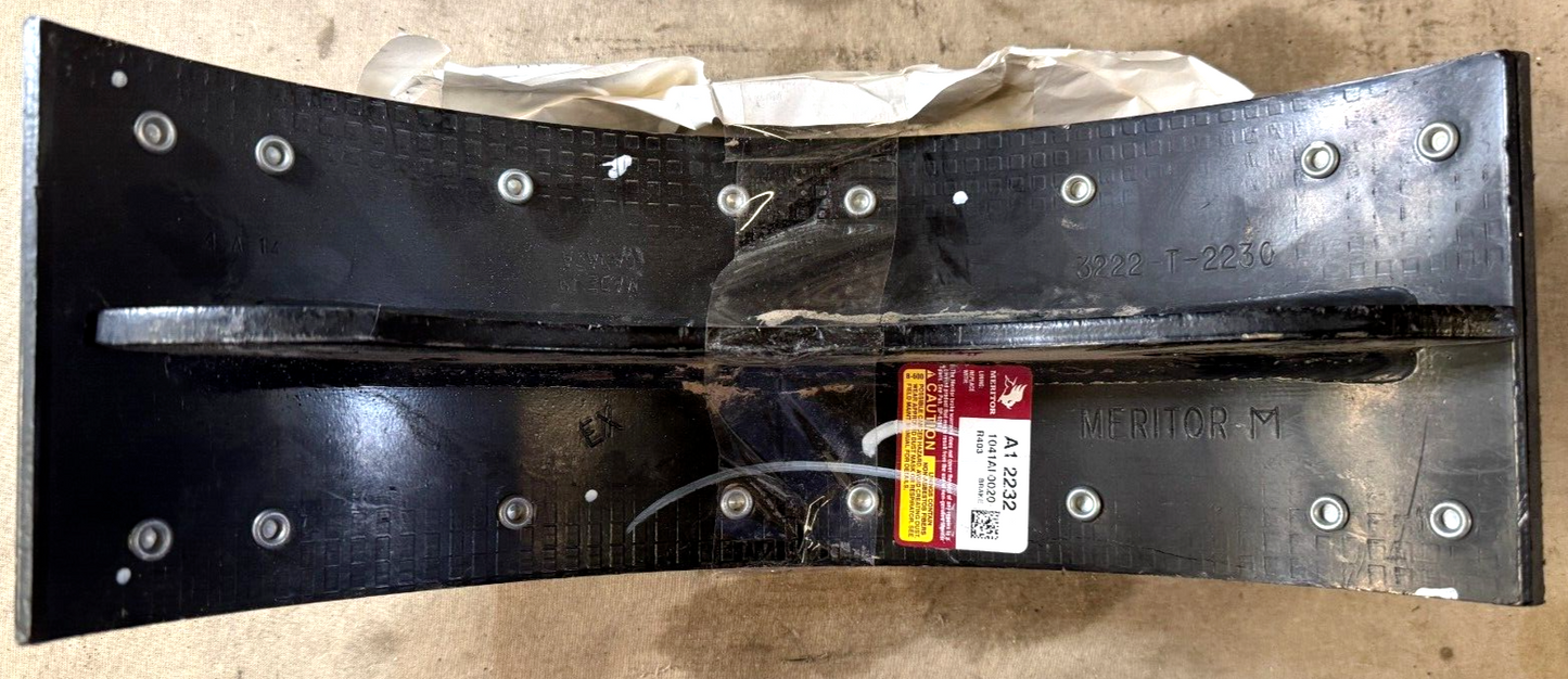FMTV MERITOR A12232 BRAKE SHOE 3222-T-2230 A1 3222V2232 2530-01-510-3965