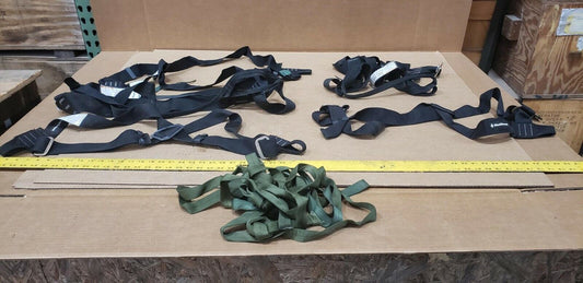 Lot of various Black Diamond Climbing Harness parts Military