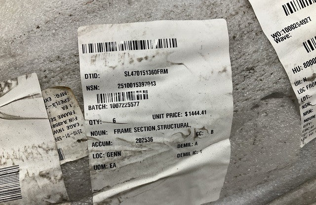 Frame Section RT240 NSN 2510-01-539-7043 - photo 5