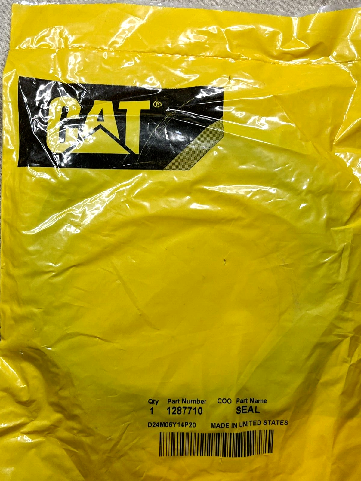 GENUINE CAT CATERPILLAR 1287710 PLAIN SEAL 5330-01-473-4971