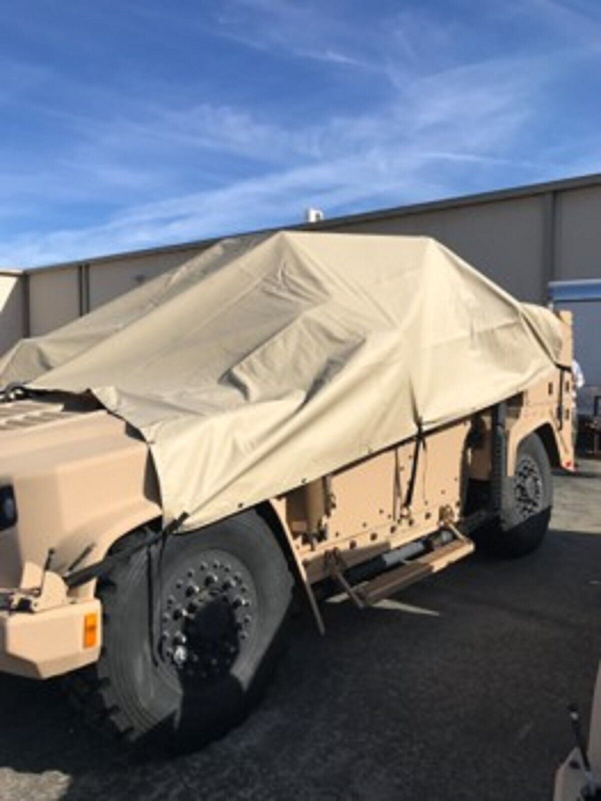 MILITARY JLTV DAILY-USE RECTANGULAR TARP 11"X11" TARPAULIN 2540-01-682-5029