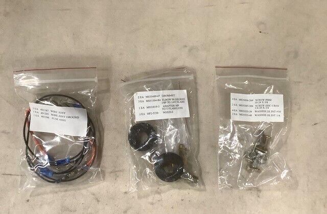 US AIR FORCE NHA H-1 HEATER 401230 VALVE FUEL CONTROL PARTS KIT 2910-01-464-9880