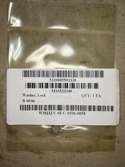 MILITARY MS35333-40 1/4'' INTERNAL TOOTH LOCK WASHER N404P25C17 5310-00-550-1130