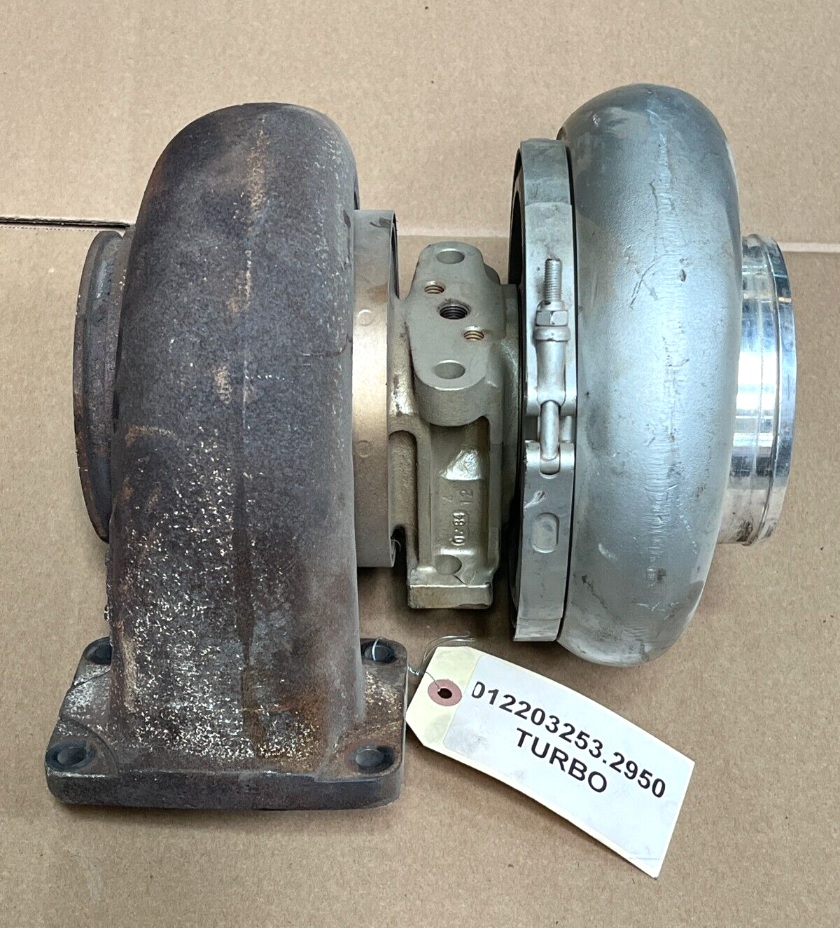 GENUINE OEM GARRETT TV7301 466176-1 DETROIT DIESEL 6V92TAB TURBOCHARGER 08924252