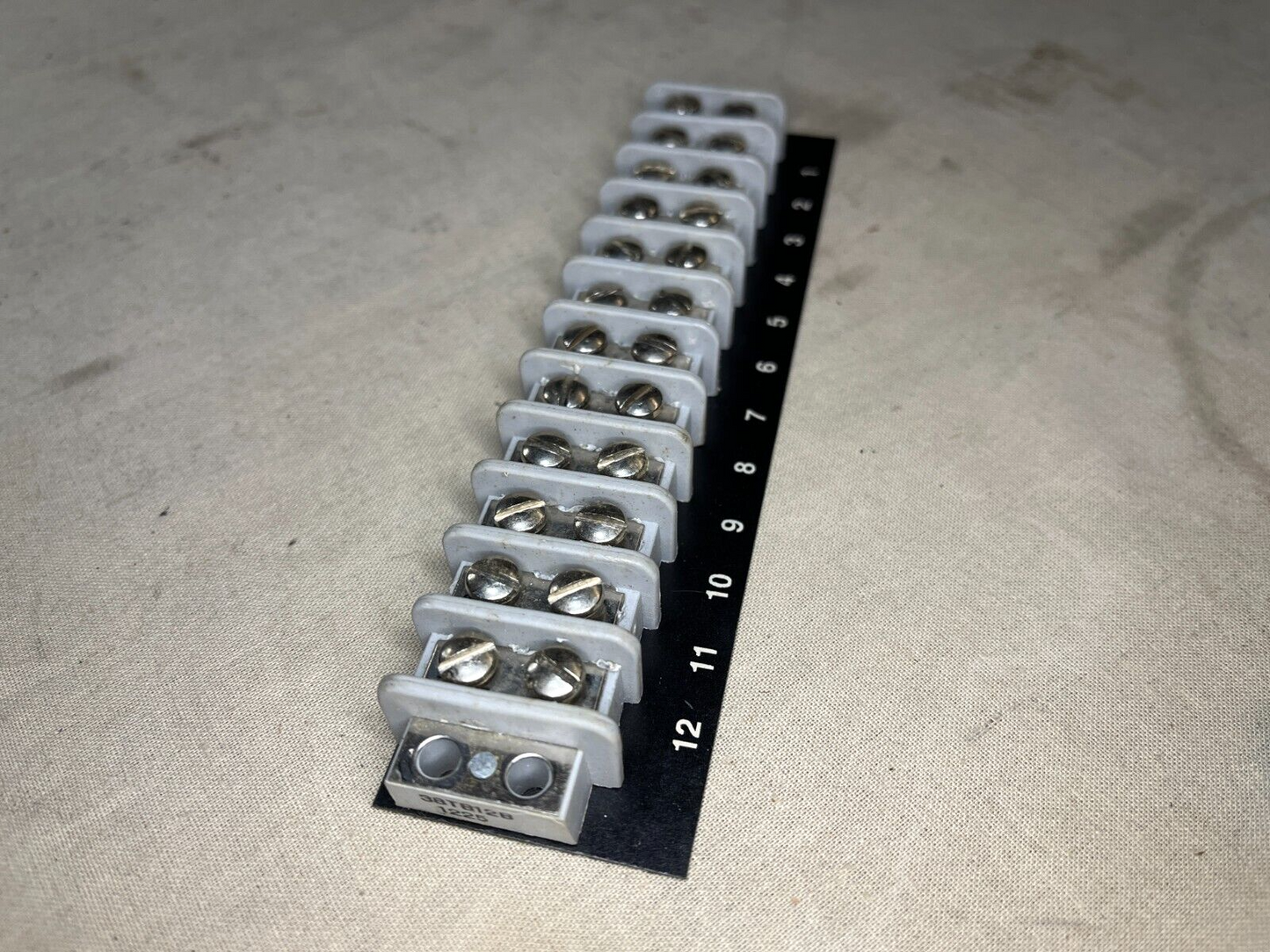 BARRIER 12-141 30A 600V 12P, 12 POSITION TERMINAL BLOCK BOARD 5940-00-983-6089