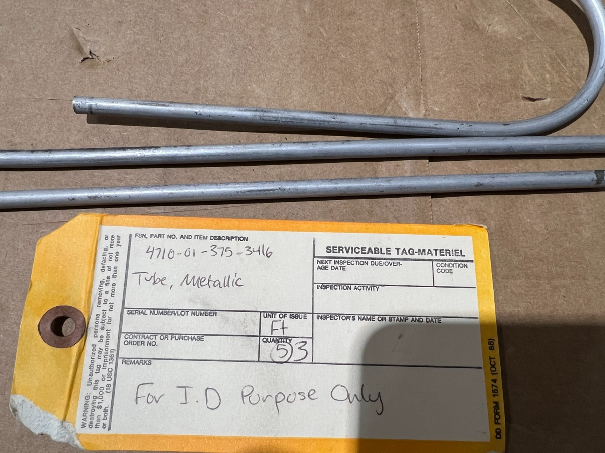 Metallic Tube KC-135 NSN 4710-01-375-3416 - photo 2