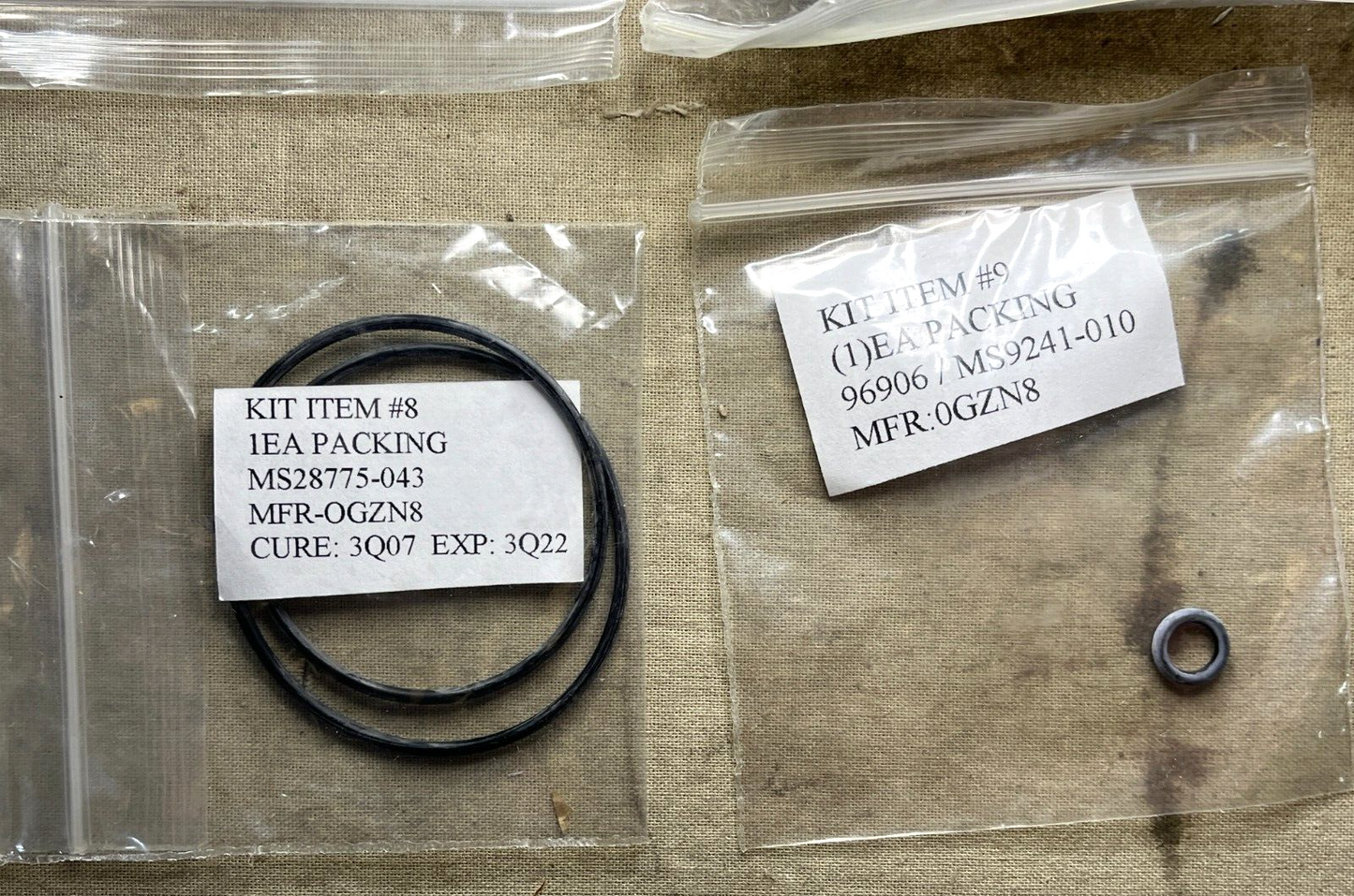 BRADLEY M2 M3 TORSION BAR PARTS KIT 57K0391 10088244 2530-01-296-4897