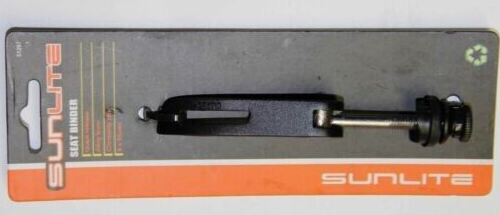 SUNLITE BICYCLE SEAT BINDER QUICK RELEASE ALLOY BLACK 6 x 55mm 40GR BIKE BICYCLE