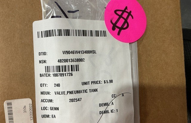 Pneumatic Tank Valve 50011282 NSN 4820-01-363-8002 - photo 3