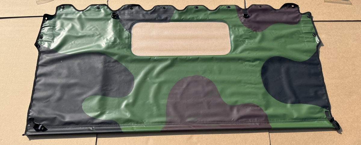 M998 HMMWV HUMVEE 2 MAN CAMO SOFT TOP KIT 2 DOOR SET CURTAIN BOW RAIL HARDWARE | 2540-01-434-8600