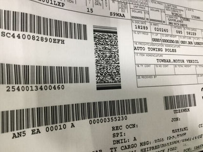 M989A1 HEMAT DRS SUSTAINMENT SW27025 MOTOR VEHICLE TOWBAR 2540-01-340-0460