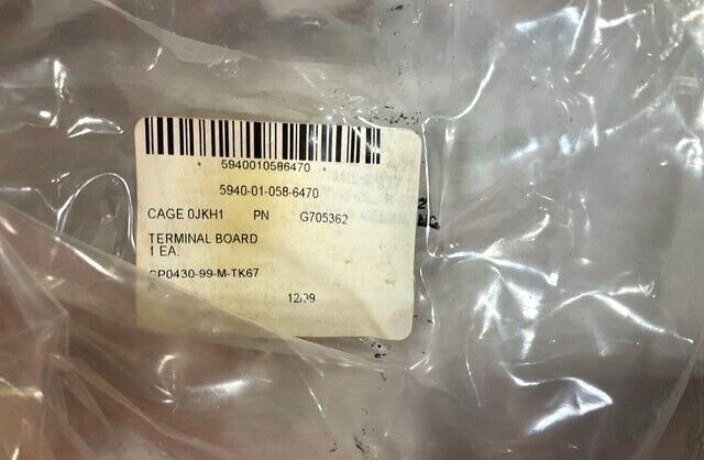 BRADLEY FIGHTING VEHICLE STEWART G705362 TERMINAL BOARD 5940-01-058-6470 USA