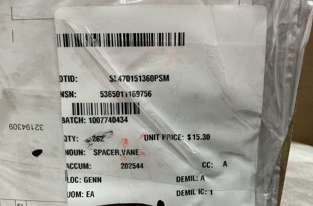 Vane Spacer FFG-7 NSN 5365-01-116-9756 - photo 4