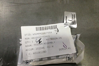 FEEDER ASSY 4656 169076 Fits SSFM-50B12 BROMINATING UNIT 4610-01-177-2413 NOS