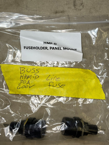 EATON BUSSMANN LIMITRON KTK-5 20A 600V 1-1/2'' 30A HPM-D FUSEHOLDER PANEL MOUNT