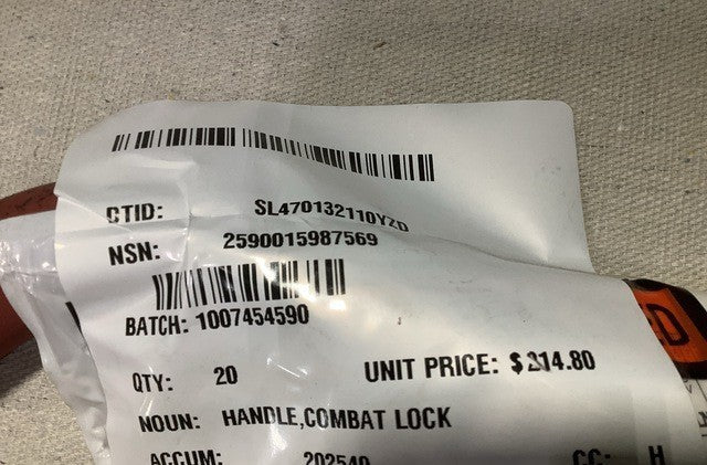 Lock Handle 4305602 NSN 2590-01-598-7569 - photo 4