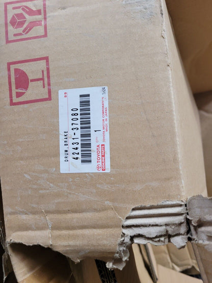 4243137080 Genuine Toyota DRUM SUB-ASSY, REAR BRAKE 42431-37080