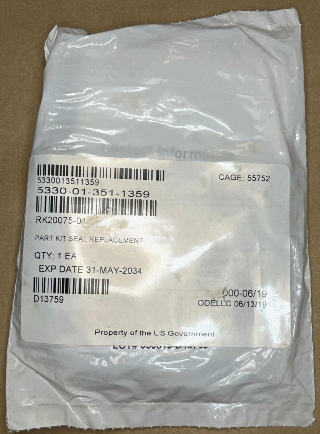 CAT C7 ENGINE FLUID PRESSURE FILTER PARTS KIT 10658352-021 4330-20-007-4533