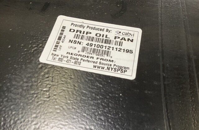 AIRCRAFT HELICOPTER MGE001 SK-0121 18141 4206T1 OIL DRIP PAN 4910-01-211-2195