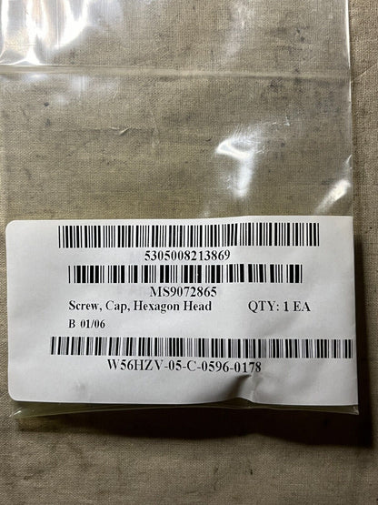 MRAP-RG-33 AMPV, MLRS HIMARS MS90728-65 HEXAGON HEAD CAP SCREW 5305-00-821-3869