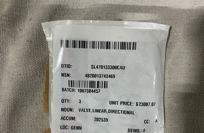 Control Linear Valve 600113-1 NSN 4820-01-374-3469 - photo 6