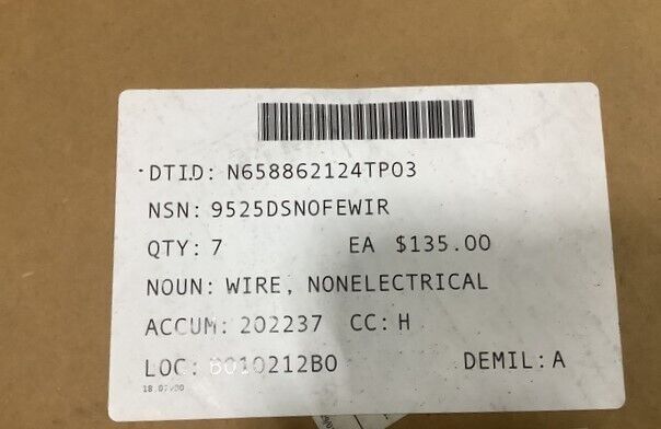 COIL/SPOOL X 0.062 OF WELDING WIRE 1100 ALUM AWS A5.10-99 ER1100 USA