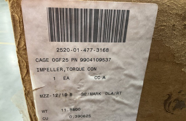 Converter Impeller 9904109537 NSN 2520-01-477-3168 - photo 10