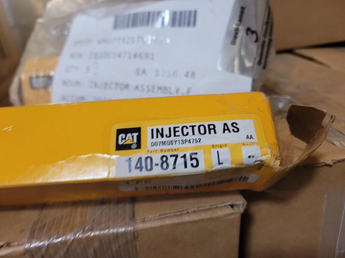 GENUINE CATERPILLAR CS433-C DRUM ROLLER FUEL INJECTOR ASSEMBLY 140-8715