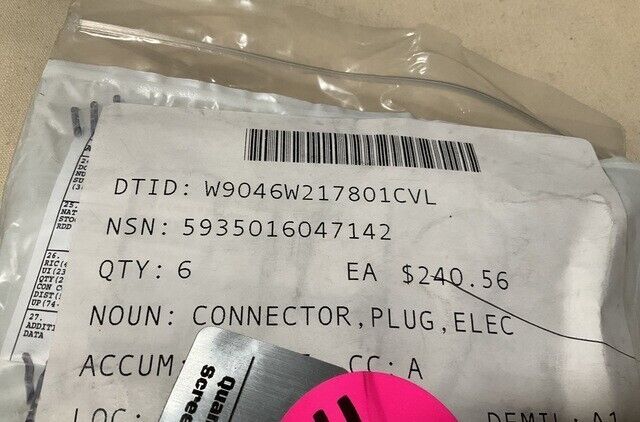 MRAP MAXXPRO 3887740C1 ELECTRICAL PLUG CONNECTOR 821995 5935-01-604-7142 USA