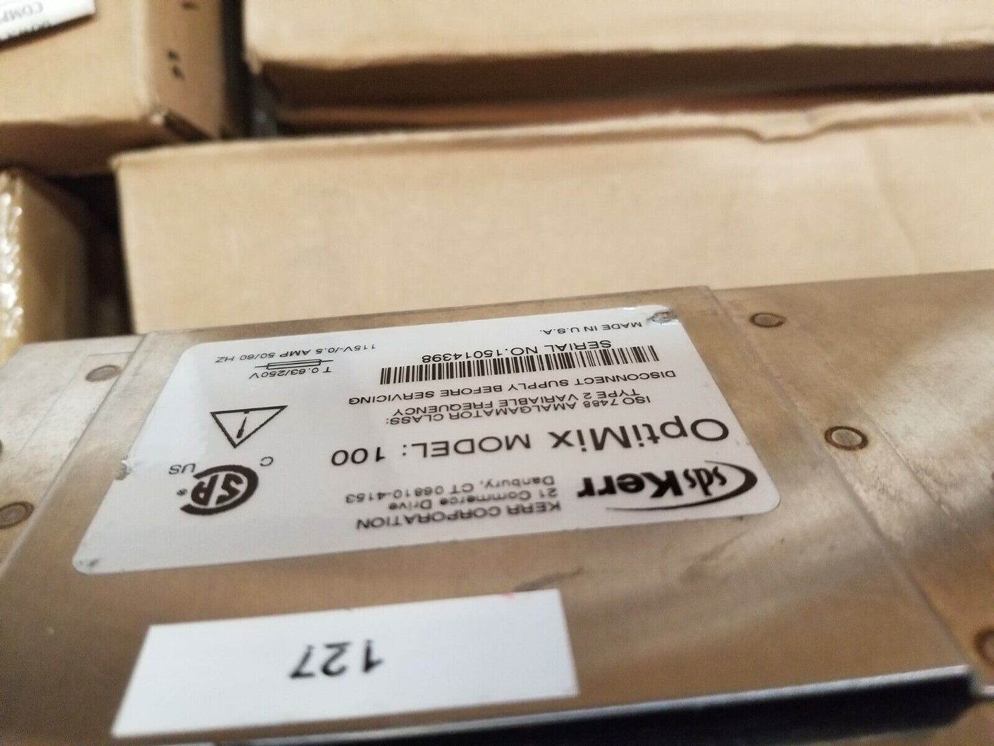 Dental Office Amalgamator Kerr Automix 910060  910112-1	 MODEL OPTIMIX	1231593