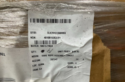 Wire Rope Assembly 4007585 NSN 4010-01-556-3291 - photo 4