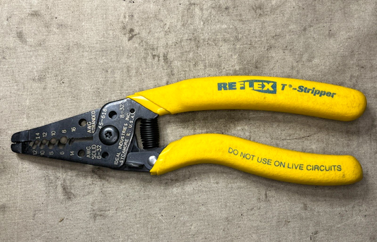 IDEAL REFLEX STRIPPER 45-418 8-16 AWG HAND WIRE STRIPPER 5110-01-536-2361 NOS