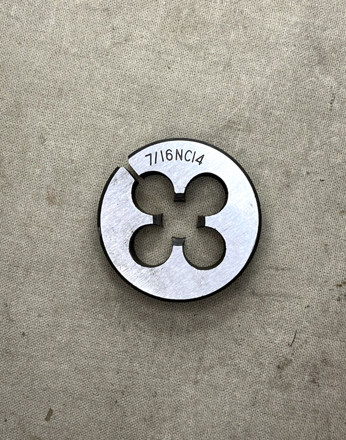 THREADING TOOL 7/16" X 14 NC SPLIT DIE THREAD CUTTER TUNGSTEN STEEL 7/16NC14