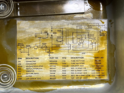 M113A1/577A2 M901 TOW 7355743 HIGH VOLTAGE POWER SUPPLY SD91005 6130-00-025-3676