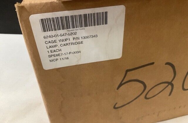 AMPV VEHICLE CARTRIDGE LAMP HIGH INTENSITY 24V 13007343 6240-01-547-5202