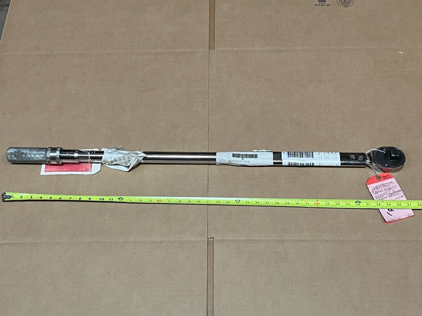 TORQUE WRENCH B107.14M SOCIETY OF AUTOMOTIVE GGG-W-002843 5120-01-374-1939 USA