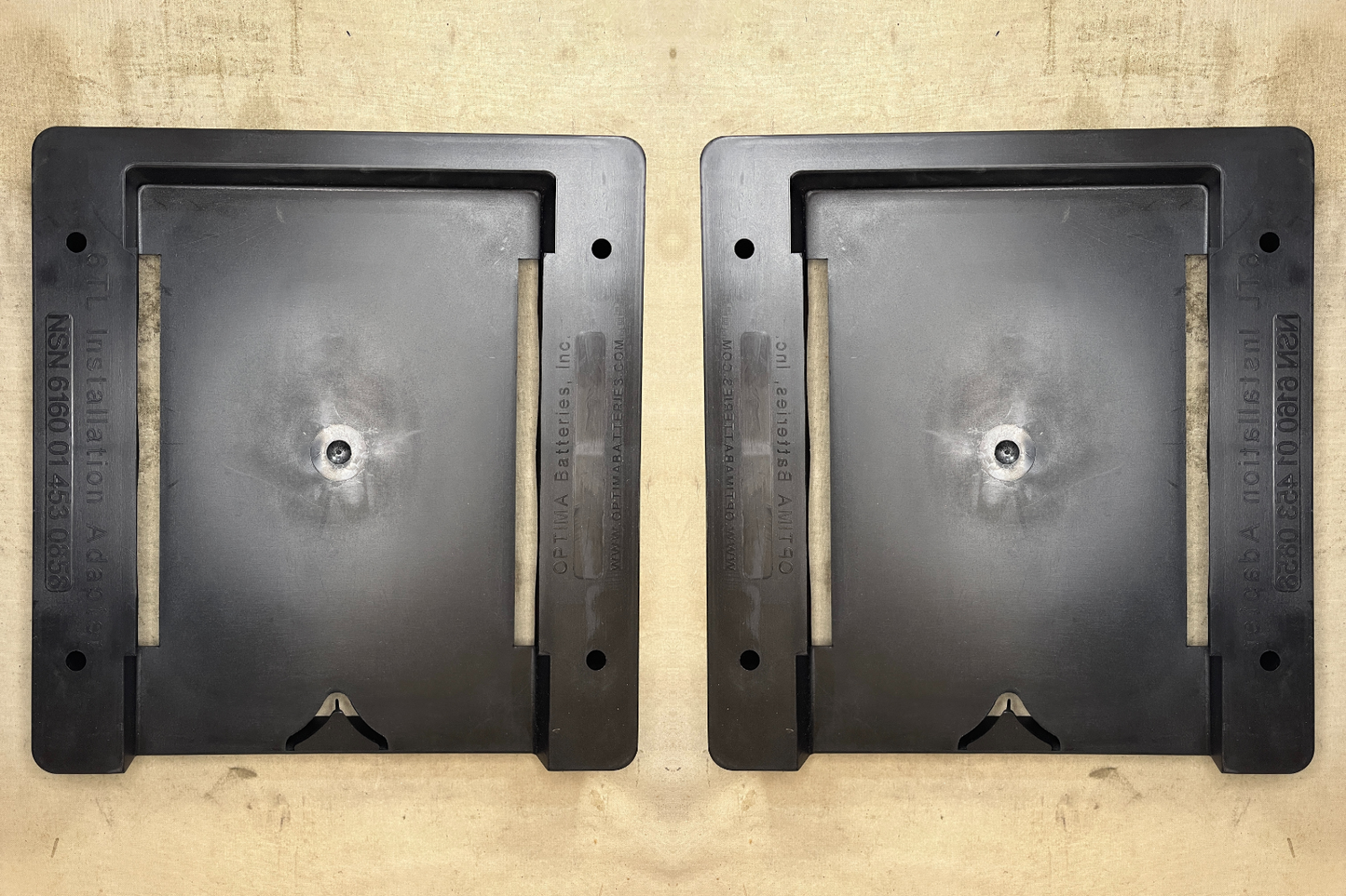 HMMWV M998 Optima 34, 6TAGM, 6TMF, 6TL, 6T Battery Tray Adapter Rack 2 PACK