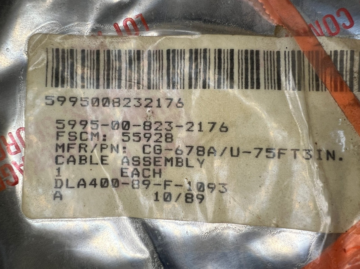 Radio Frequency Cable Assembly AN/GRA50 NSN 5995-00-823-2176 - photo 8