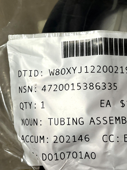 RTCH LINCOLN 11401431 600BAR NONMETALLIC TUBE ASSEMBLY CV185369 4720-01-538-6335