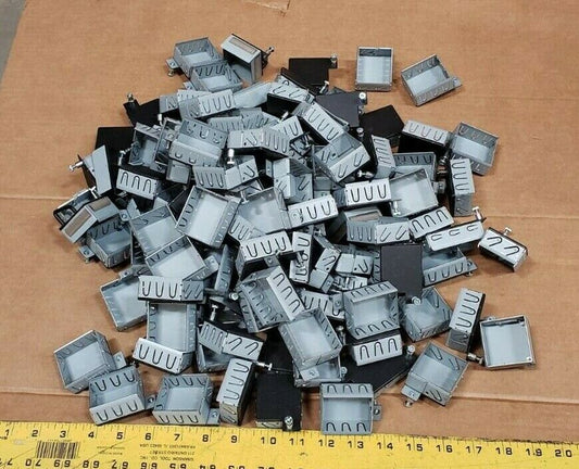 Lot 140 Miscellaneous 2 inch server parts, square bracket spring screw fastener