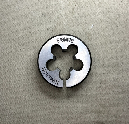 THREADING TOOL 5/8" X 18 UNF IMPERIAL DIE NUT 1.5" TUNGSTEN STEEL 5/8NF18